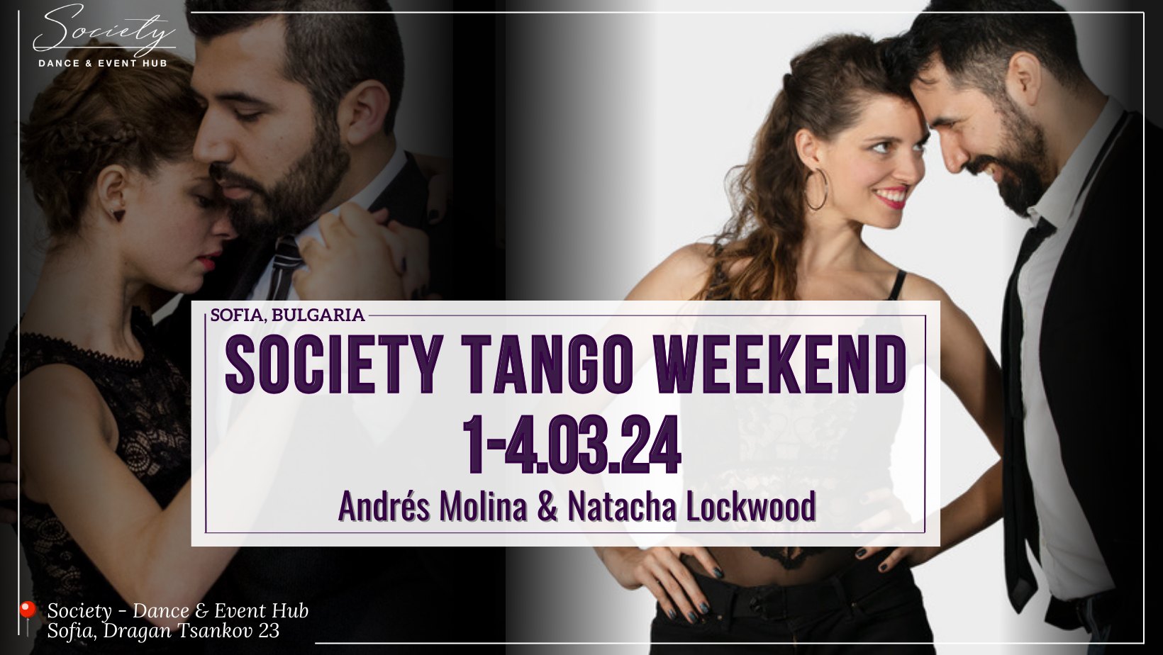 Society Tango Weekend in Sofia, Bulgaria 1-4.03.24