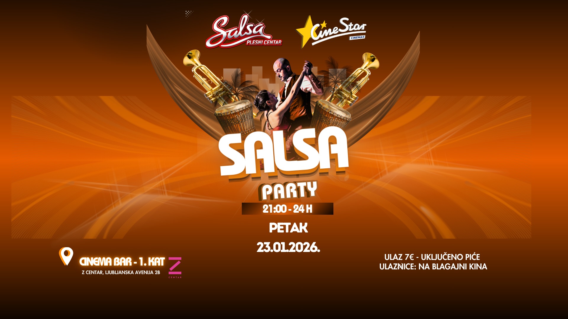 Salsa party @Cinema bar (Z-centar)
