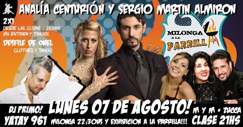 Hoy! Bailan Centurión y Almiron. Clase M y M + Zuccarino!