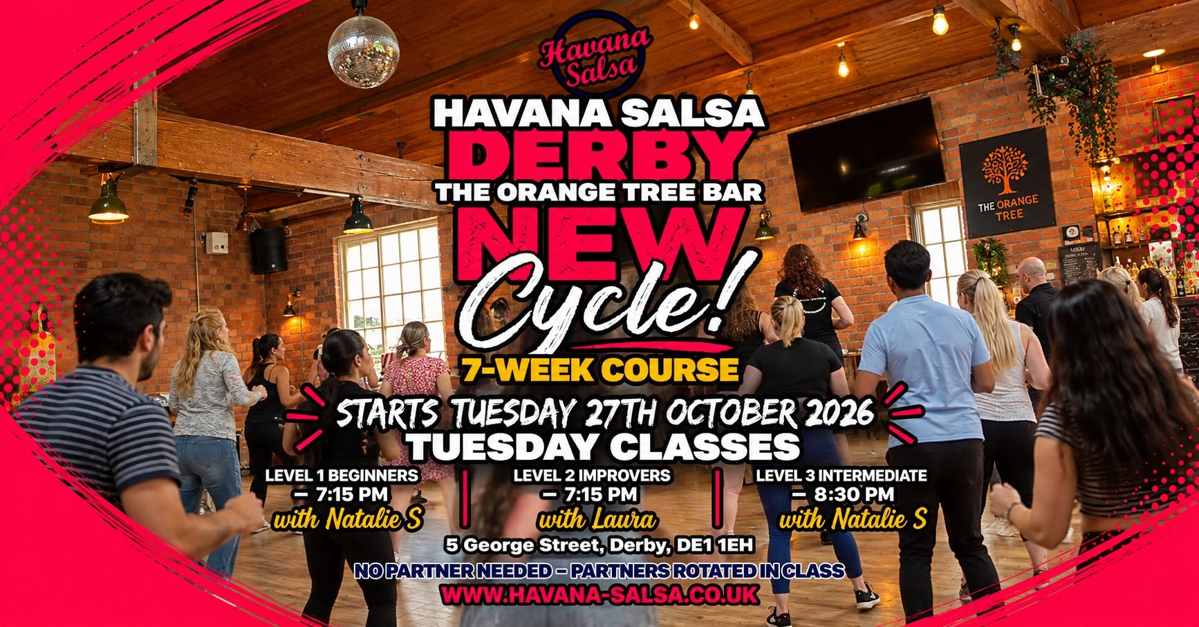 🇨🇺 NEW 7-WEEK CUBAN SALSA COURSE IN DERBY Beginners Welcome! 💃🕺