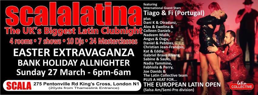 KIZOMBA CENTRAL @ SCALALATINA EASTER EXTRAVAGANZA