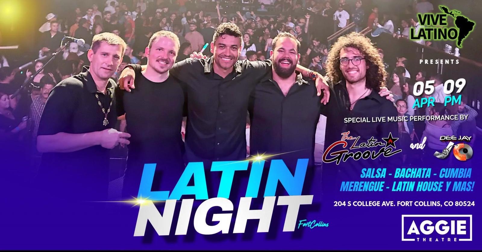 Latin Night ft The Latin Groove & DJ JC Aggie Theatre