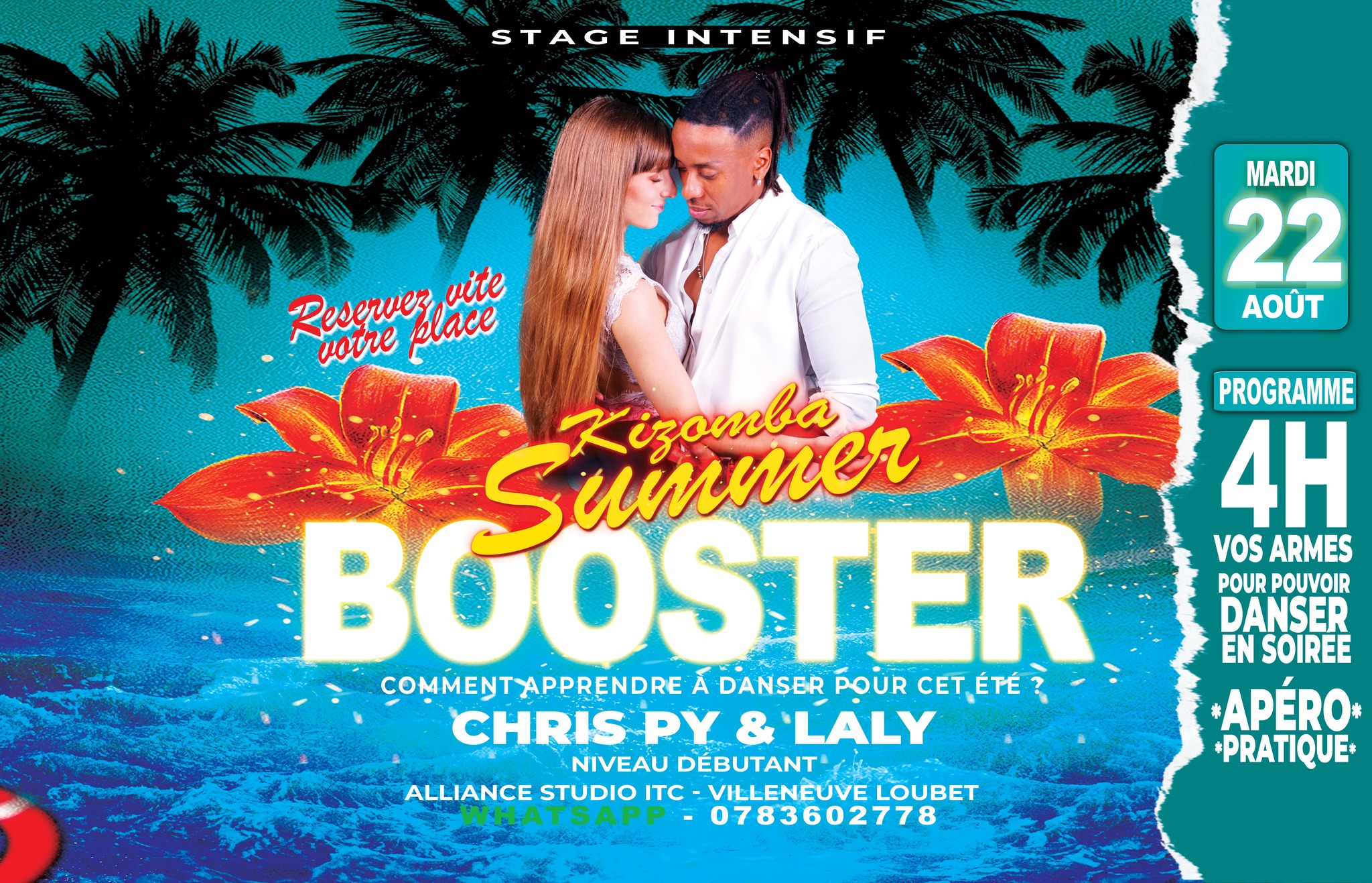 Stage Summer BOOSTER Kizomba 2 avec Chris Py & Laly