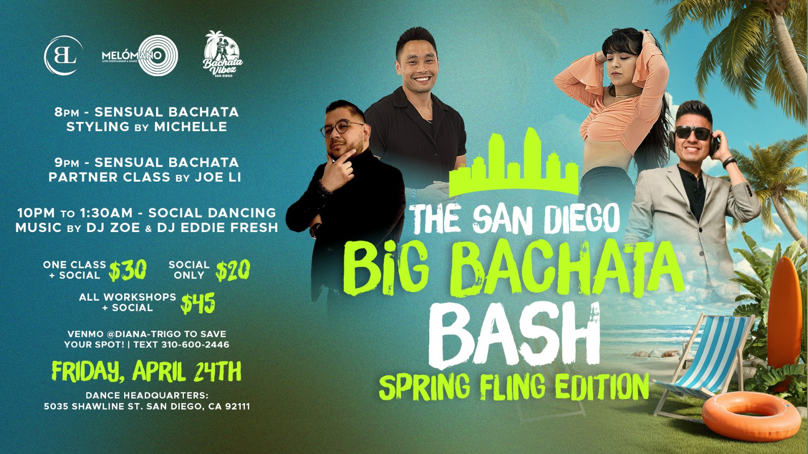 The San Diego Big Bachata Bash - Spring Fling Edition! 4 24