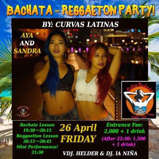 Bachata & Reggaeton Party @ Salsa Sudada Tokyo