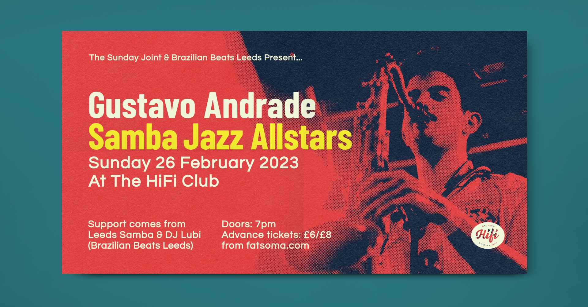 The Sunday Joint Brazil Carnival Party feat the Gustavo Andrade Samba Jazz Allstars & Leeds Samba