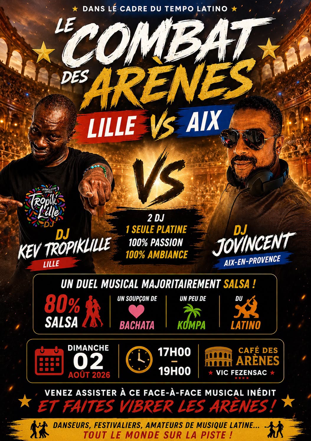 Le combat des arènes : DJ Kev vs DJ JOvincent