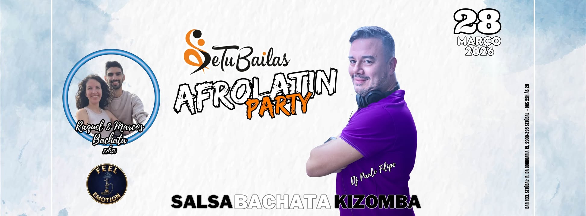 Setubailas Afrolatin Party - 28 Março 2026