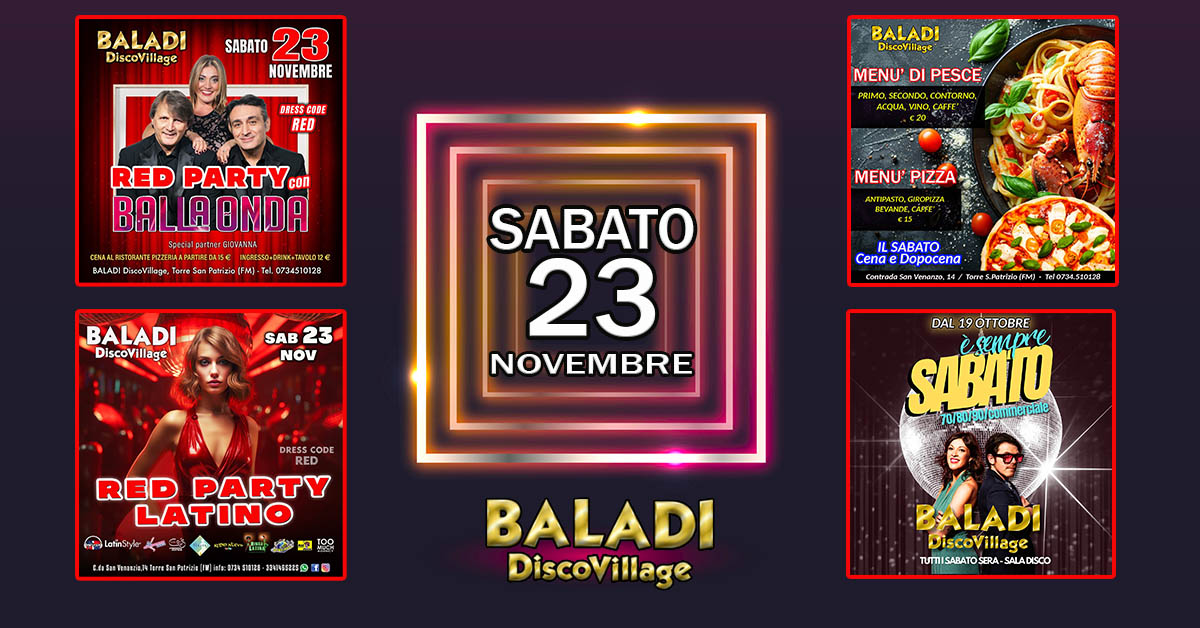 IL SABATO DEL BALLO Liscio Latino Disco e Ristorante