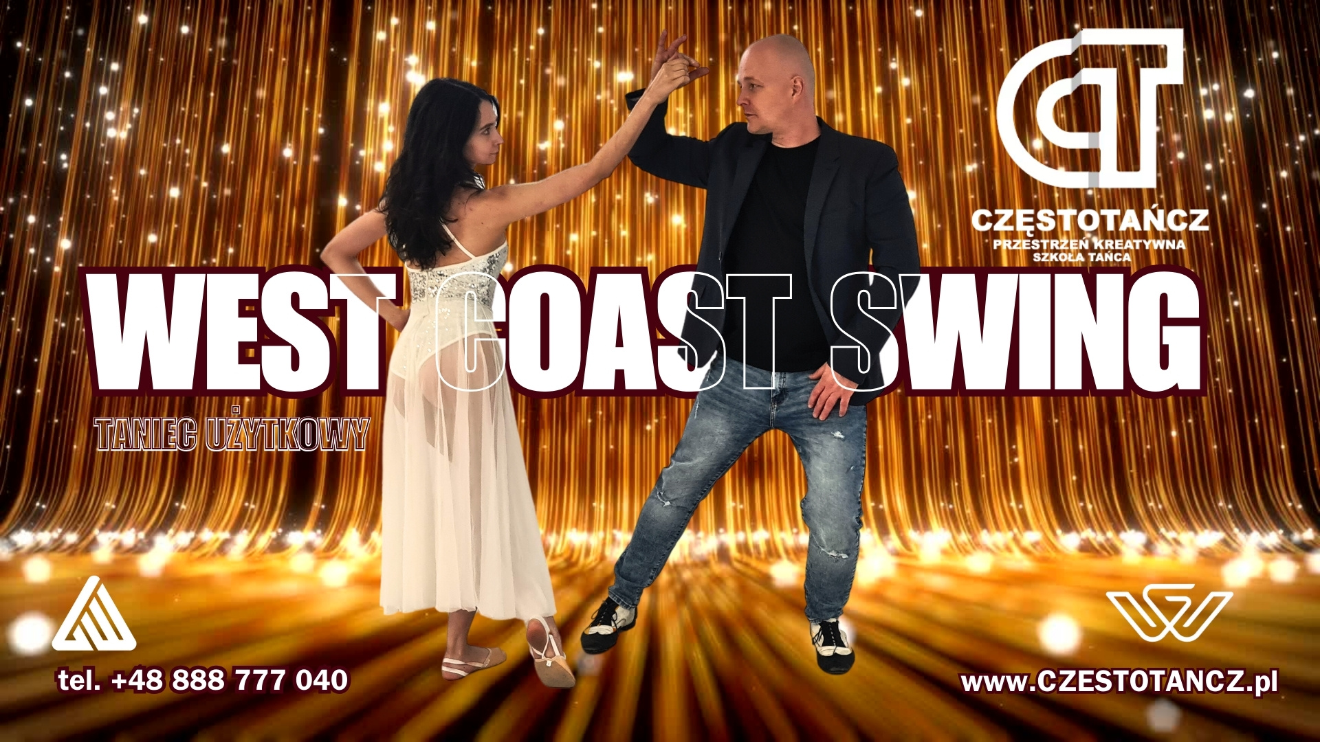 KURS INTENSYWNY WEST COAST SWING Częstochowa - Zajęcia regularne od podstaw!