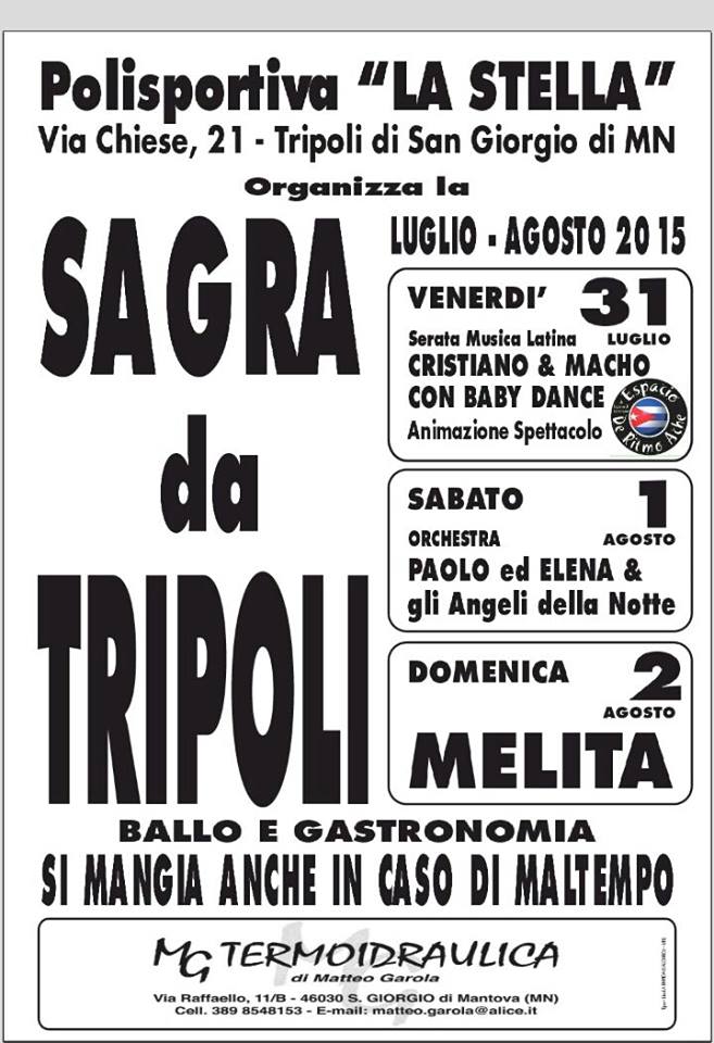 SAGRA DA TRIPOLI è LATINO-AMERICANO