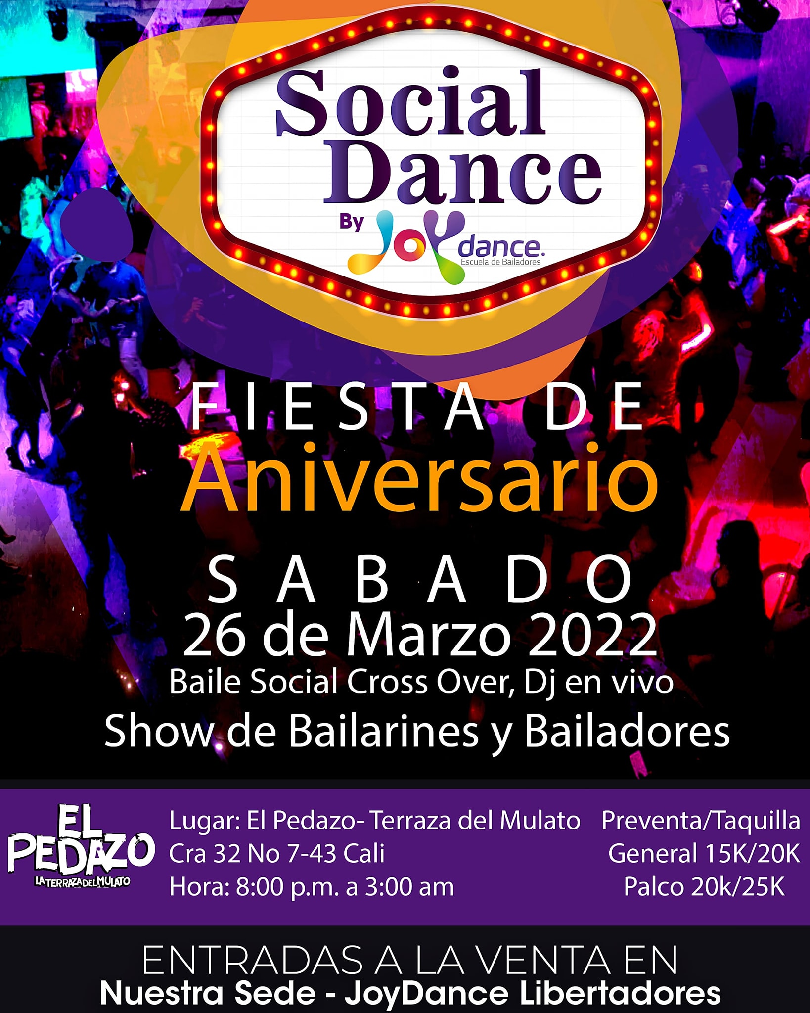 SOCIAL DANCE FIESTA DE ANIVERSARIO JOYDANCE 2022