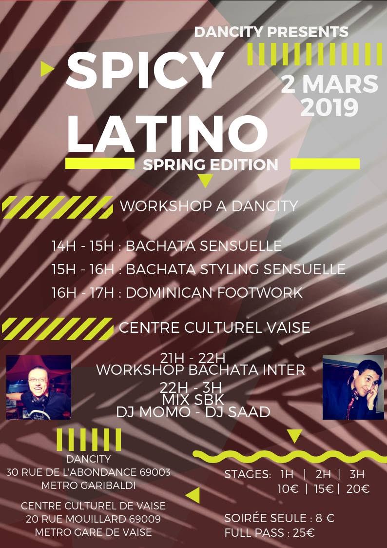 SPICY Latino: Spring Edition - samedi 2 mars