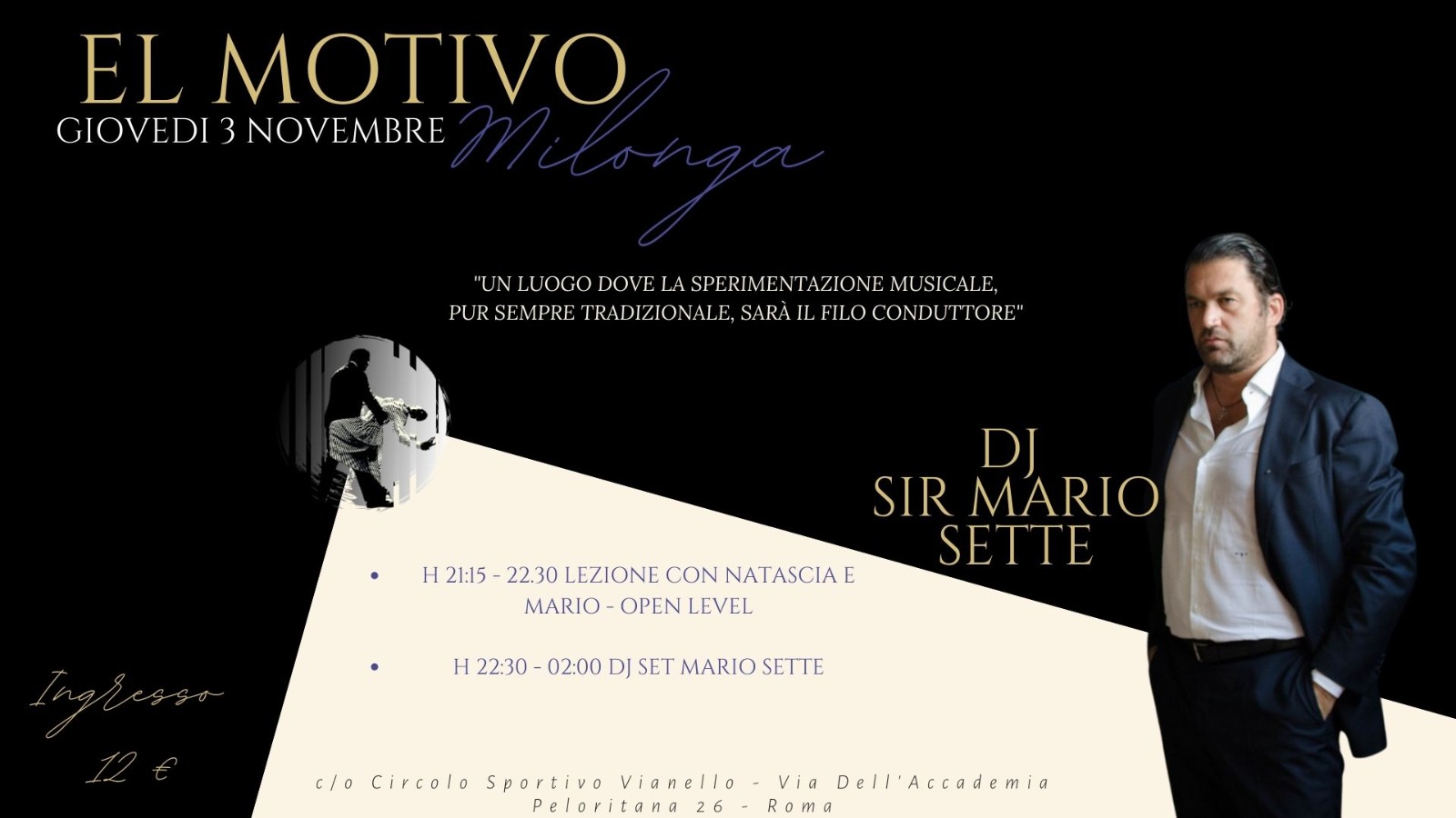 EL MOTIVO Milonga
