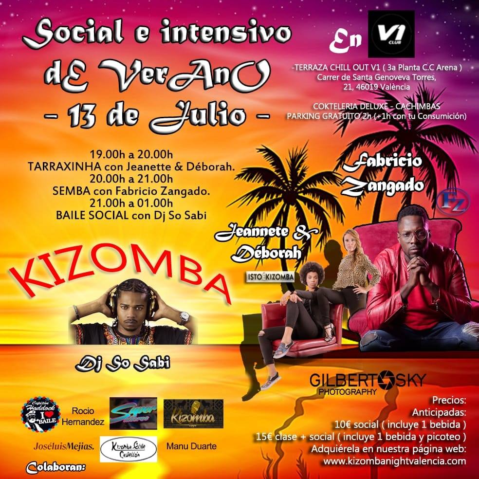Kizomba Night Valencia Intensivo De Verano