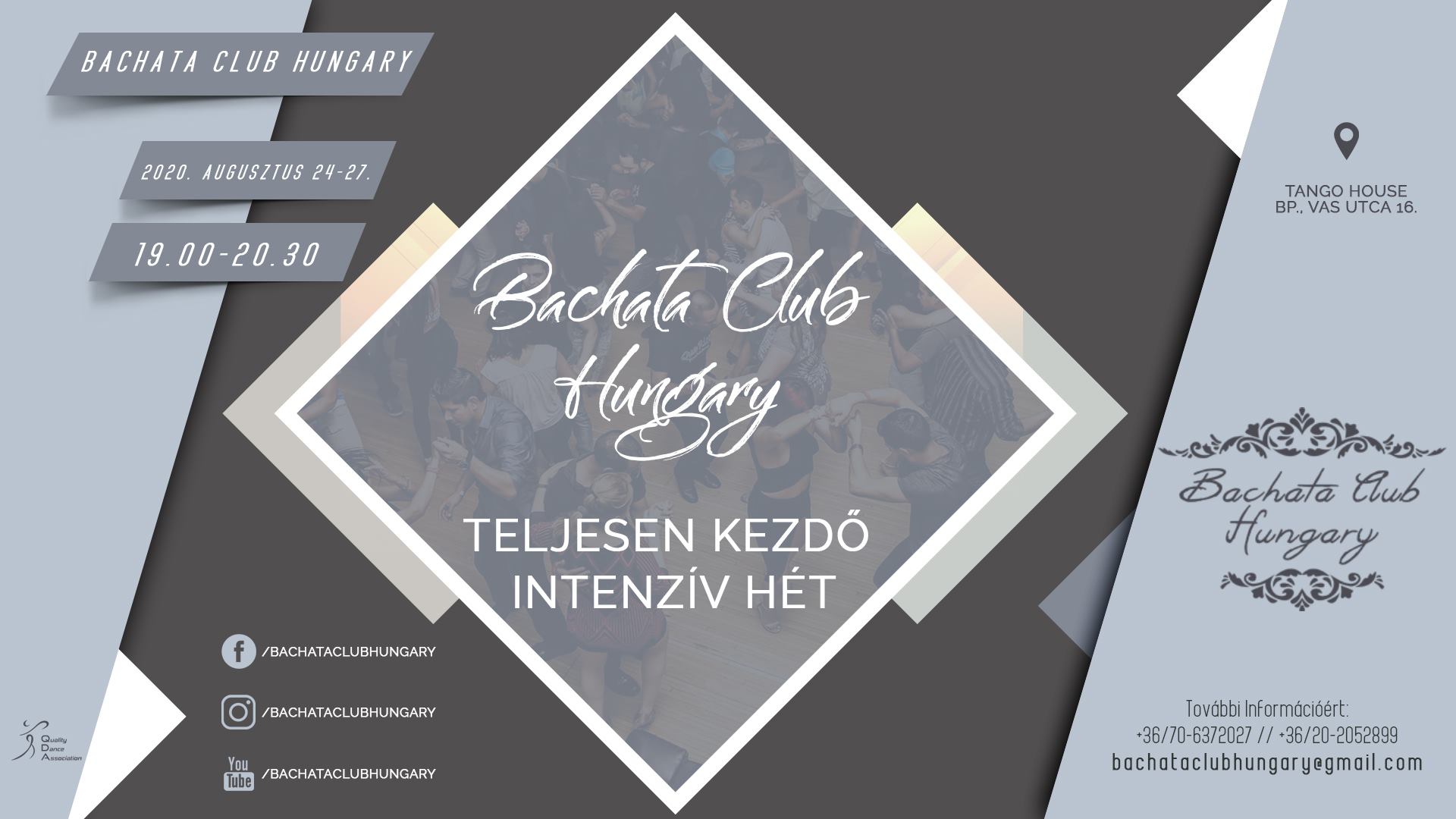 Teljesen Kezdő Nyári Intenzív Hét a BCH tánciskolában