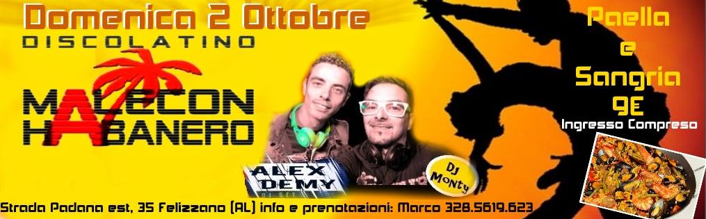 ▲▲ Domenica 2 ottobre 2016 ▲▲ Se baila al Malecon!