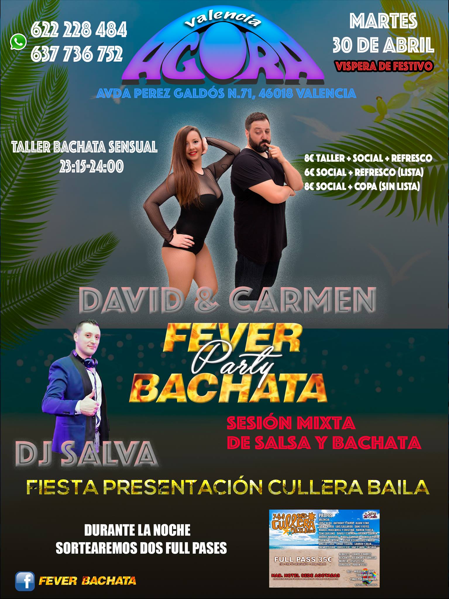Agora Fever Bachata Party (30 de Abril "Vispera de Festivo")