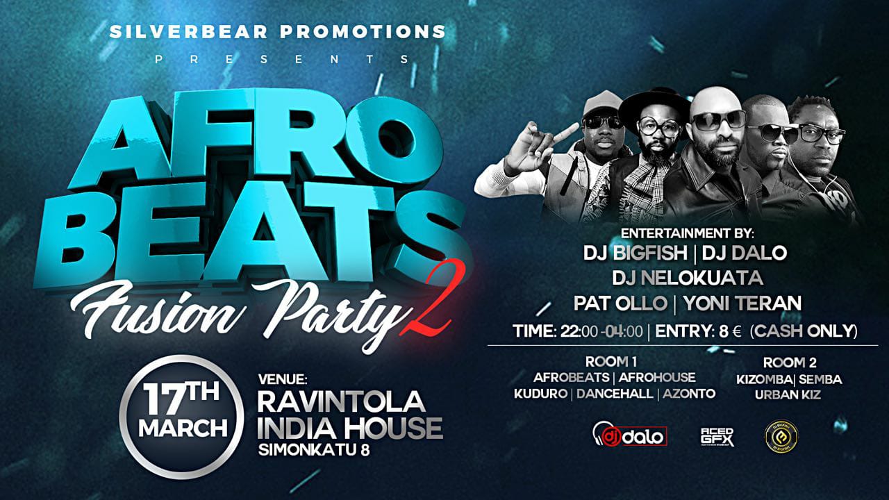 AFROBEATS - KIZOMBA " Fusion Party 2"