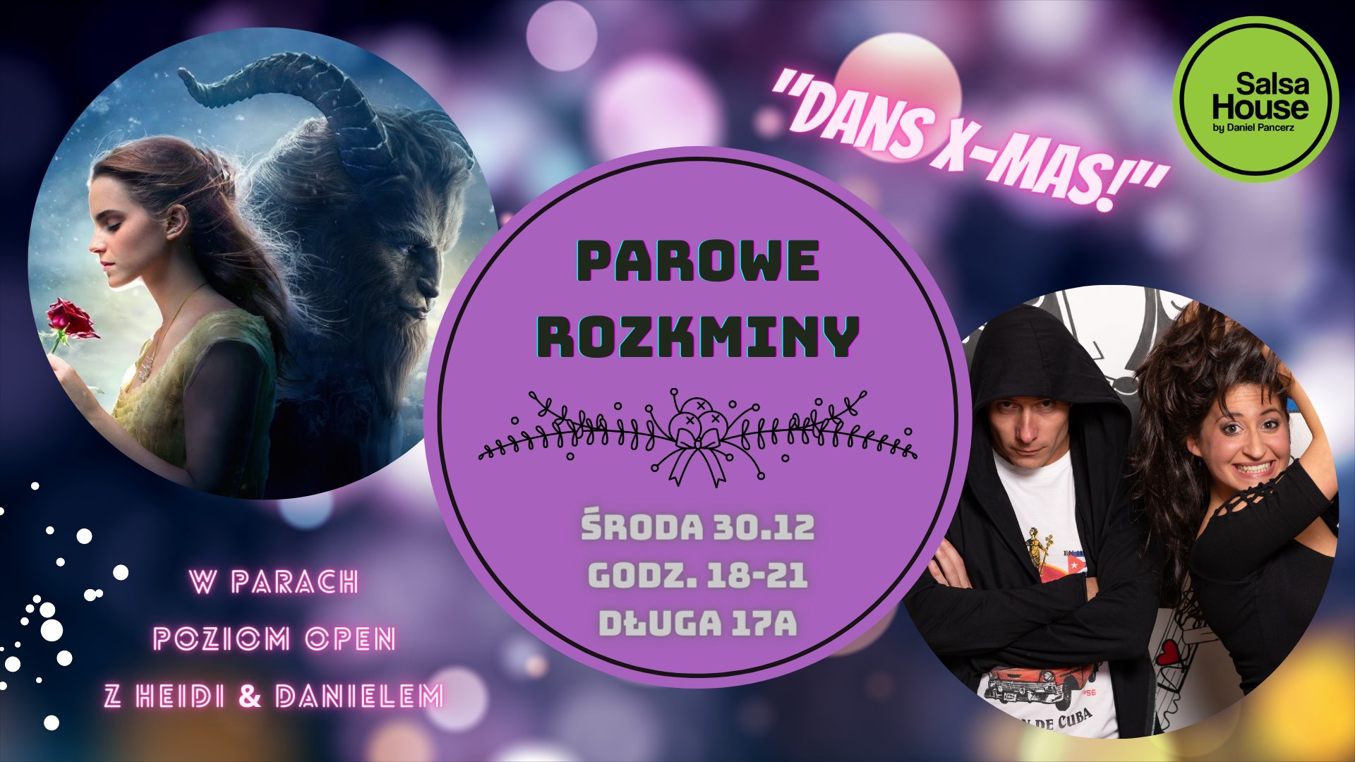 Parowe rozkminy z Danielem i Heidi Kurs Edukacji Ruchowej"Dans X-mas" Edition