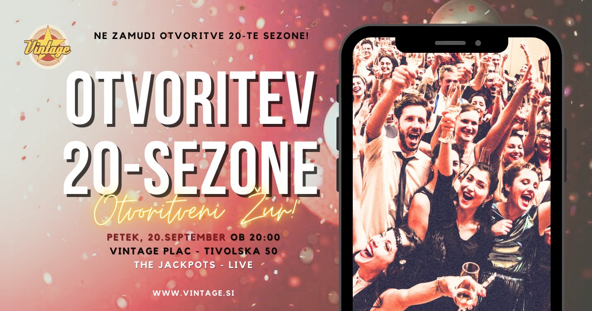 OTVORITVENI ŽUR - otvoritev 20-te Vintage Sezone!
