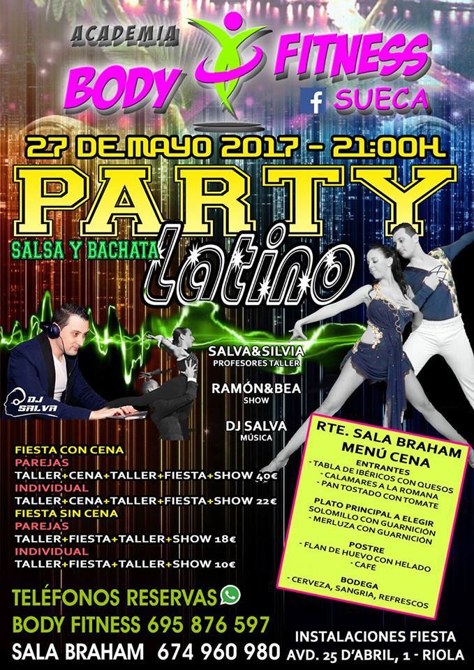 Party Latino Salsa Y Bachata 27 De Mayo GRAN Encuentro !