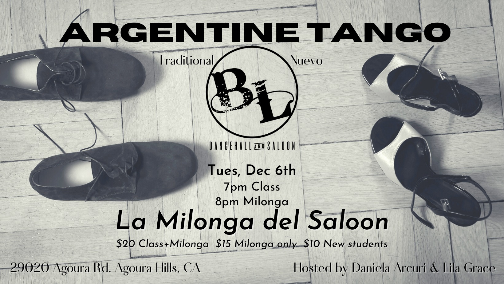 La Milonga del Saloon - Traditional & Nuevo Tango