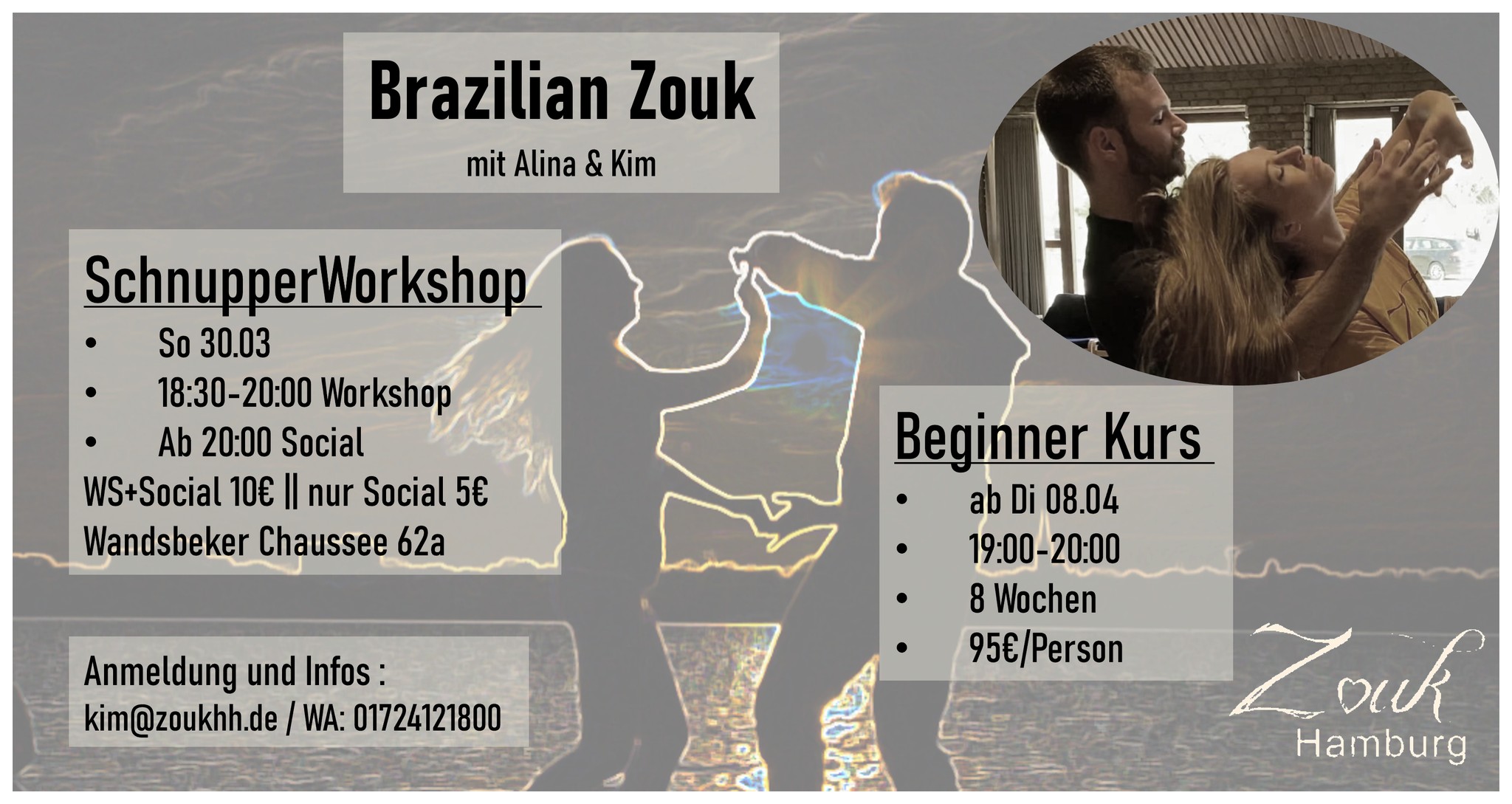 Brazilian Zouk SchnupperWorkshop mit Social 30.03