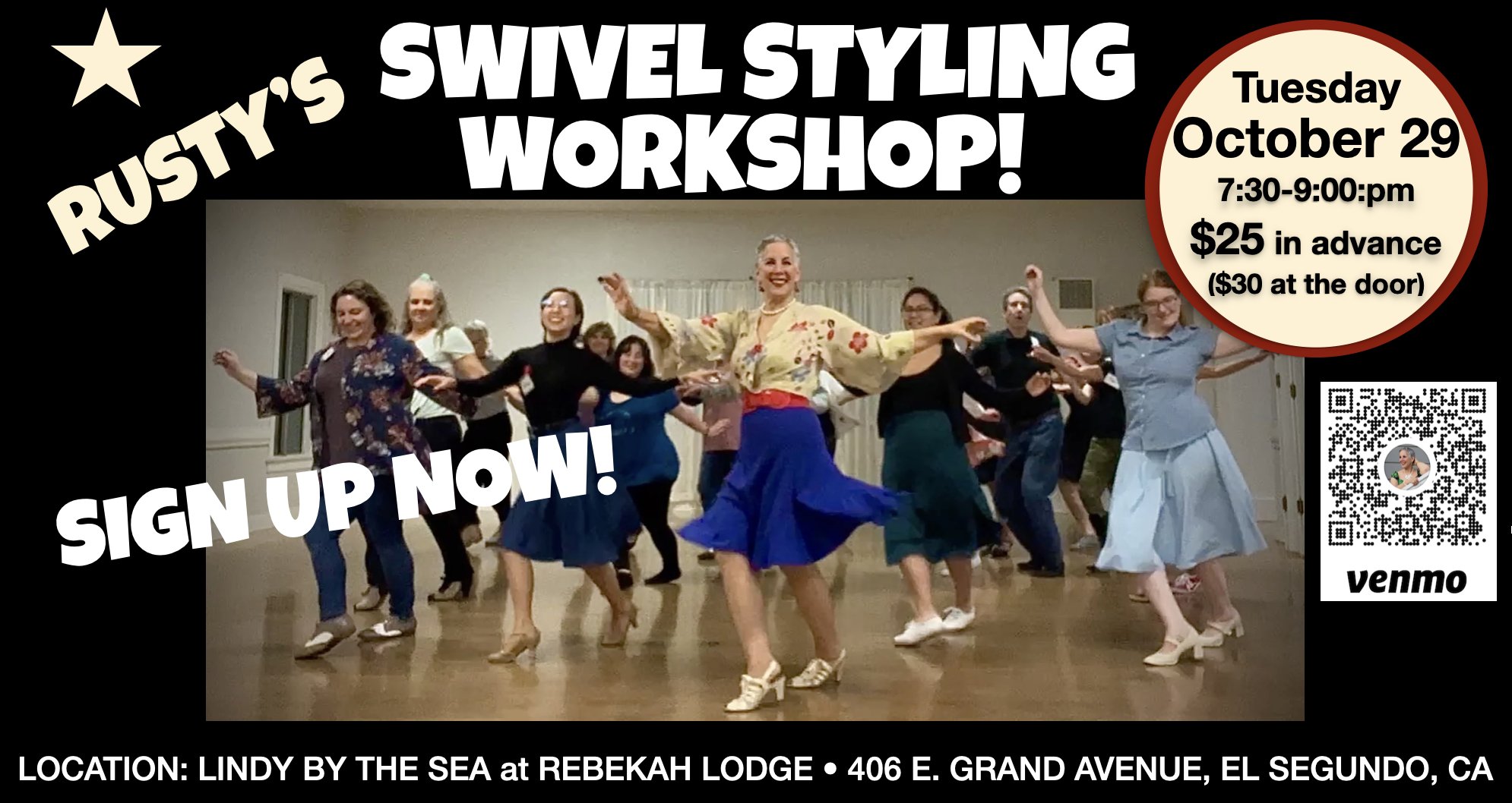 SWIVEL STYLING WORKSHOP with RUSTY