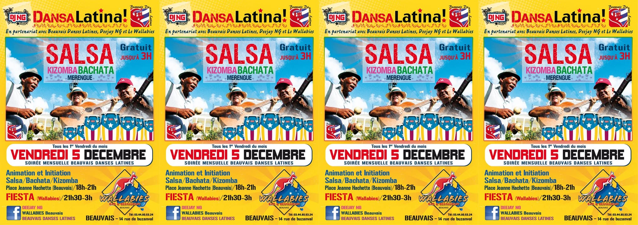 (((>DANSA LATINA!<))) VENDREDI 5 Décembre By DJ NG y BDL