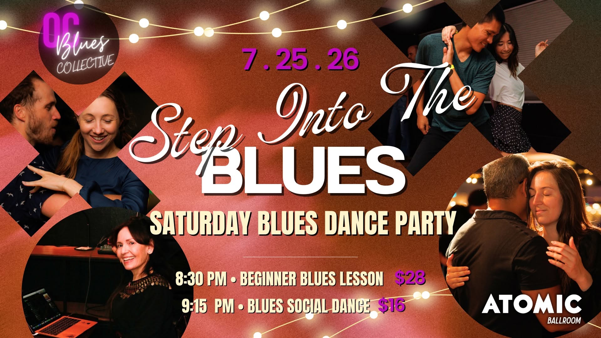 OC Blues Collective: Step into the Blues Dance Party - Atomic Ballroom