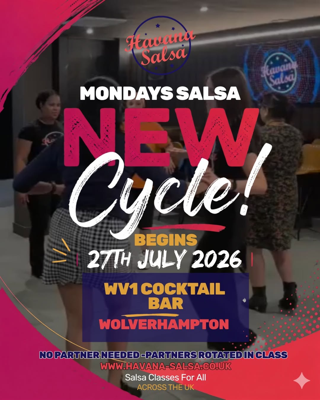 A brand-New SALSA CYCLE is officially launching and it’s tailor-made for absolute beginners!