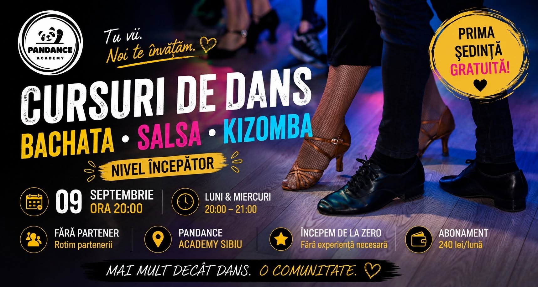 💃🕺 NOUĂ GRUPĂ DE ÎNCEPĂTORI ÎN SIBIU BACHATA • SALSA • KIZOMBA