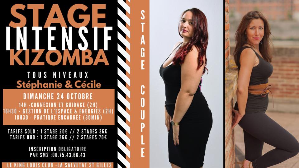 Stage Intensif Kizomba - Tous Niveaux - Le King Louis Club (31)