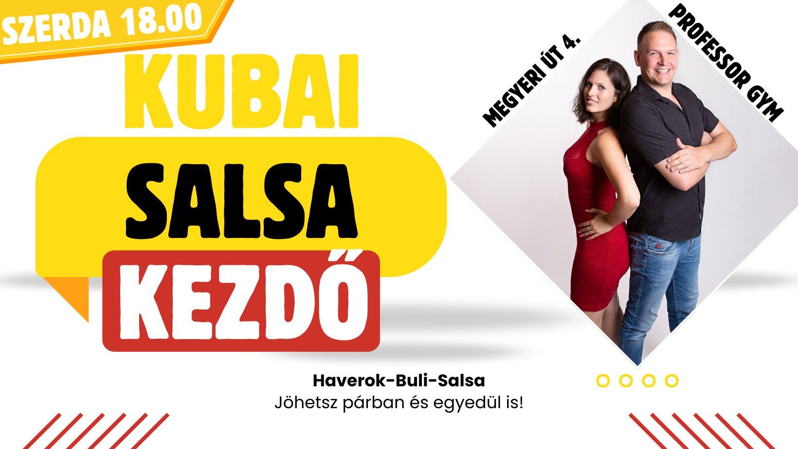 Kubai Salsa Tanfolyam Kezdő Start ÚJ IDŐPONT 11.12 Szerda 18.00 Pécs Megyeri Út 4