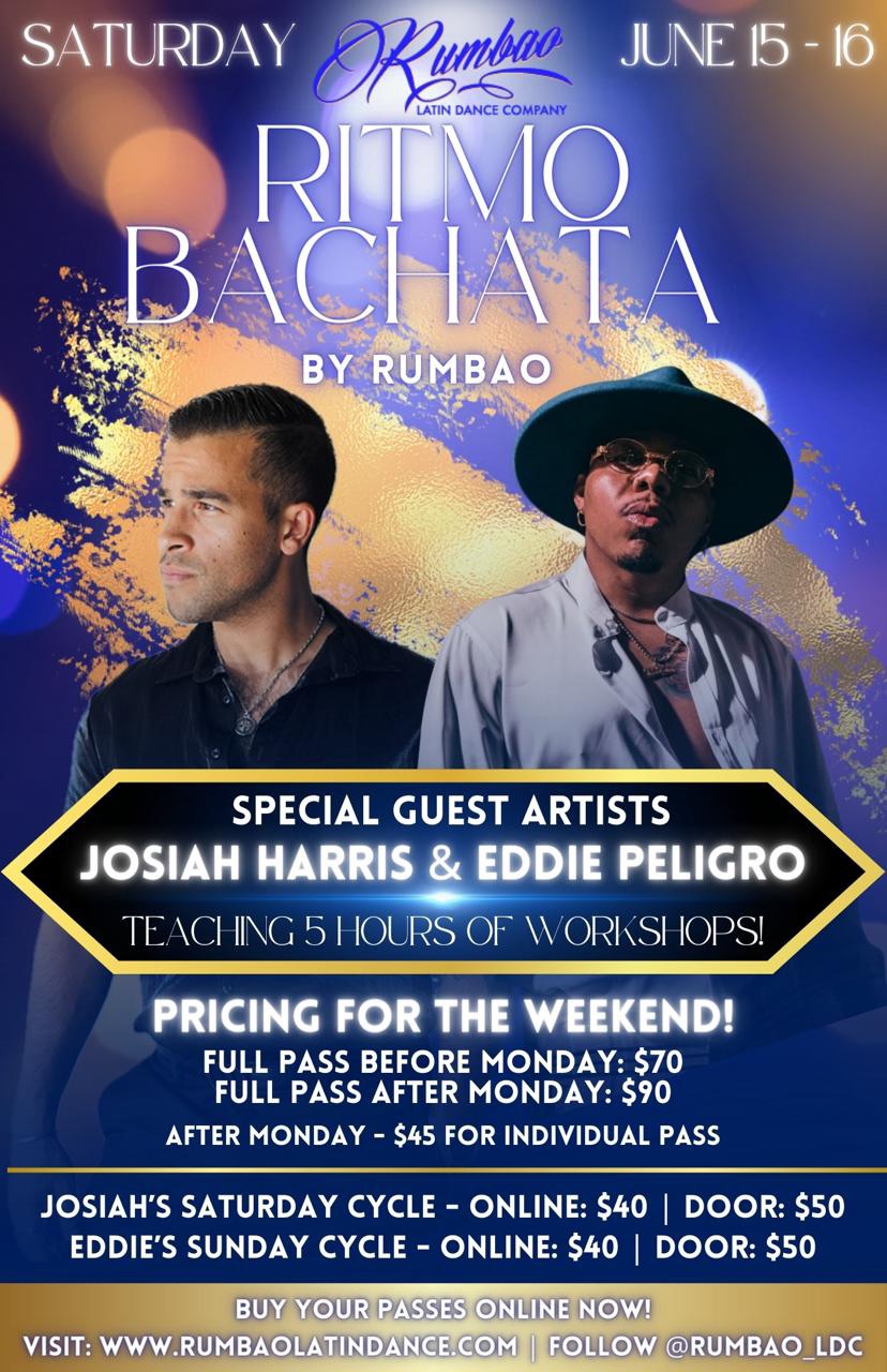Ritmo Bachata with Josiah Harris and Eddie Peligro!