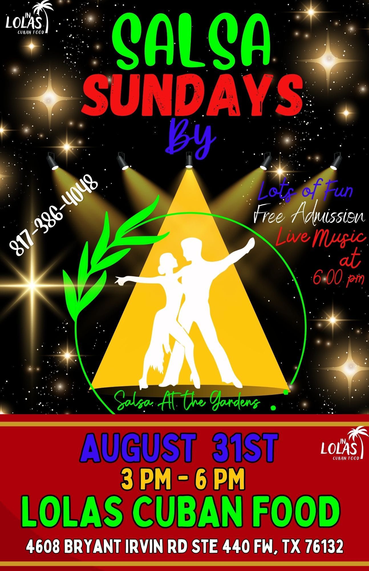 Salsa Sunday at Lolas - Fort Worth