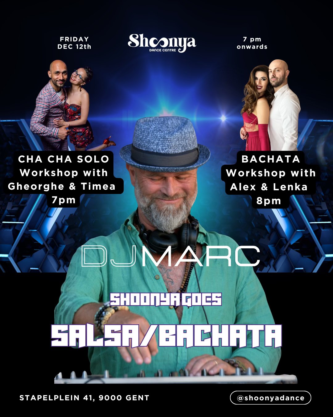 Shoonya goes Salsa Bachata Oefenavond