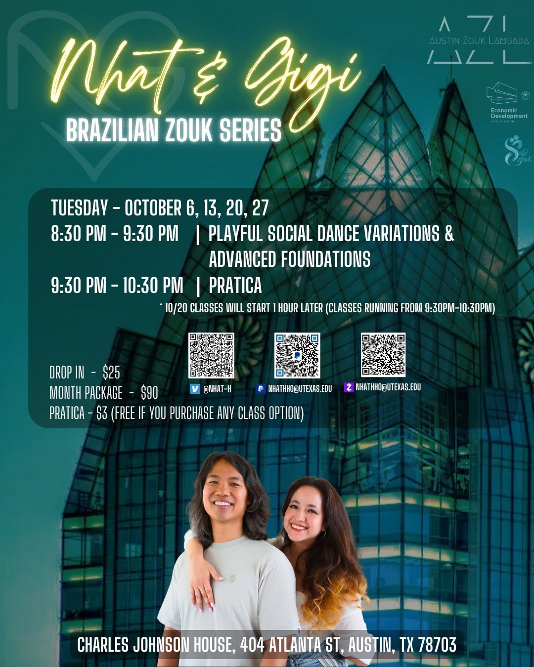 Brazilian Zouk Tuesdays w Nhat & Gigi
