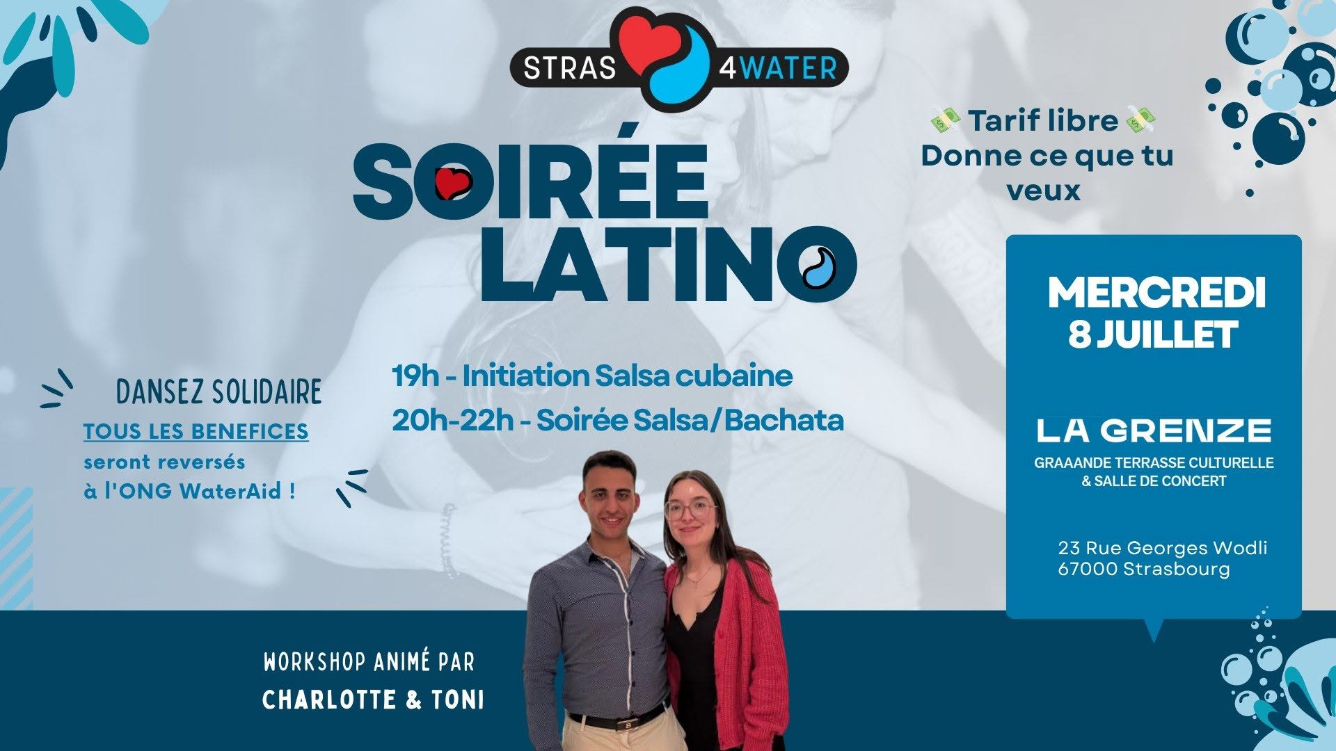 🔥 Soirée Salsa & Bachata Workshop + Danse 💃