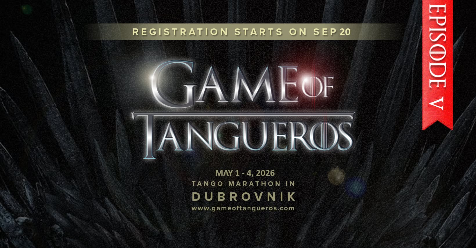 5th GAME OF TANGUEROS Tango Marathon Dubrovnik