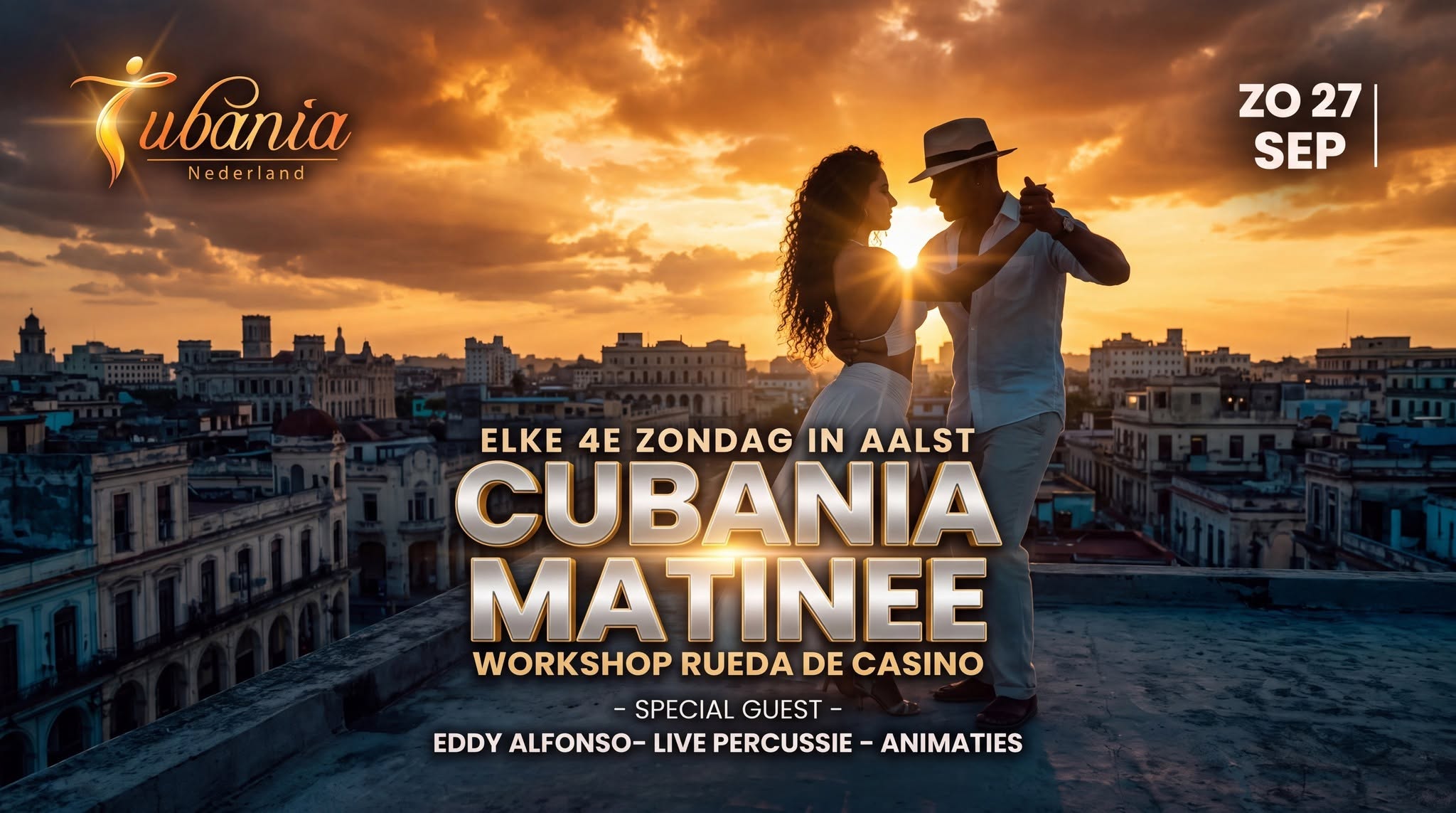 Salsa Matinee in Aalst met workshop Rueda de Casino