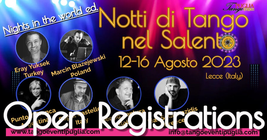 NOTTI DI TANGO NEL SALENTO - NIGHTS IN THE WORLD ed.