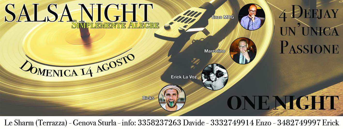 Salsa Night Simplemente Alegre