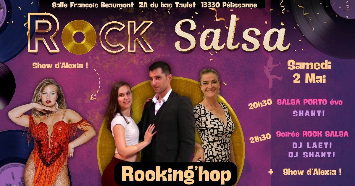 Soirée Rock-Salsa samedi 2 mai à Rocking'hop