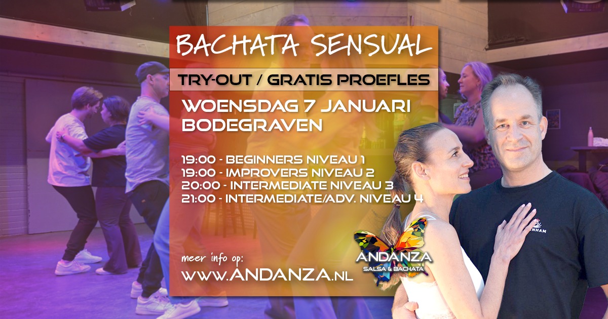 proefles Bachata (sensual) - van beginners tot advanced - Bodegraven