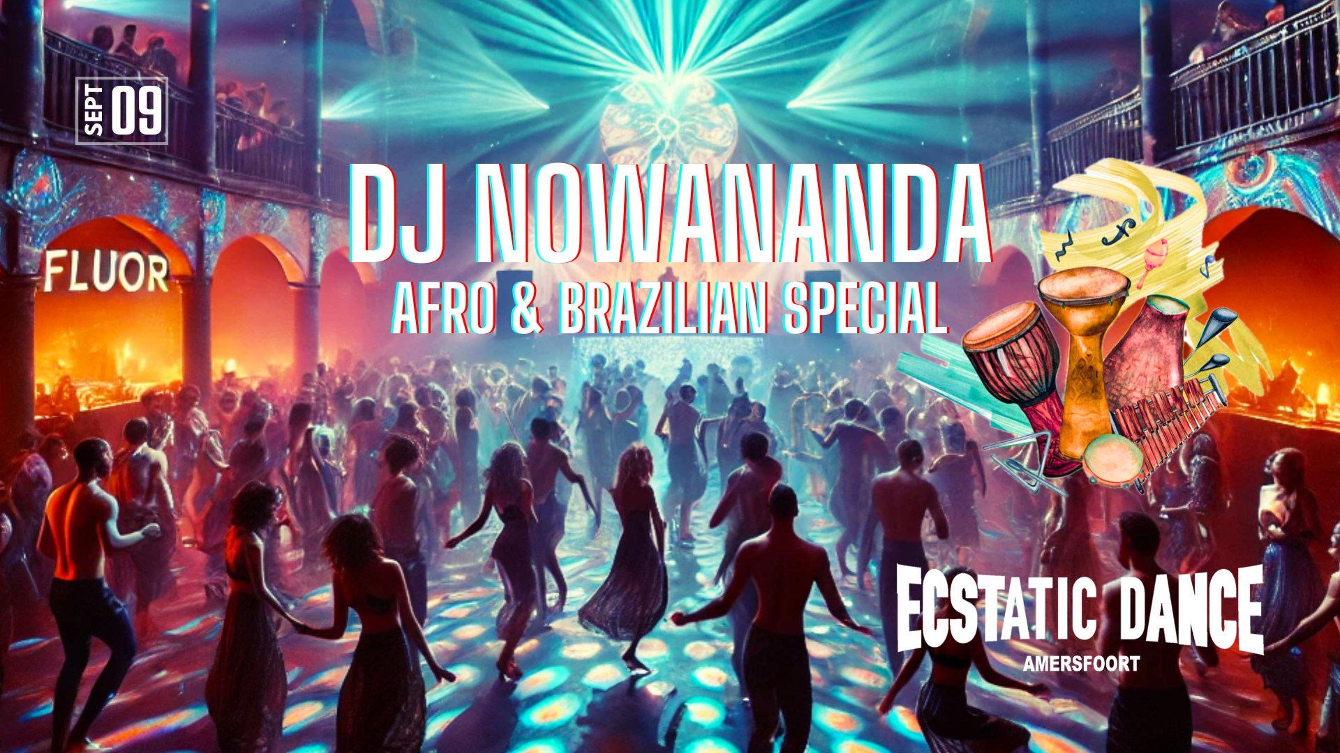 Ecstatic Dance Amersfoort w dj Nowananda, a Afro Brazilian Special