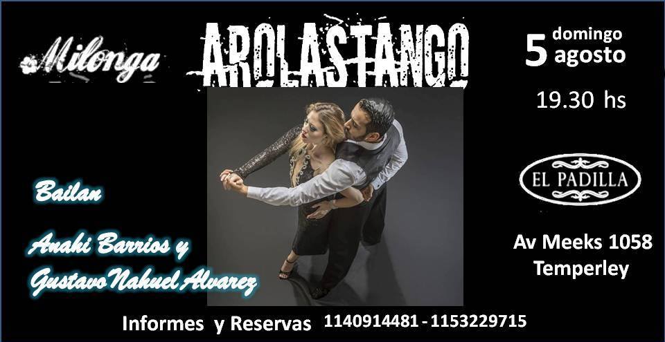Domingo de milonga Arolas Tango en Temperley