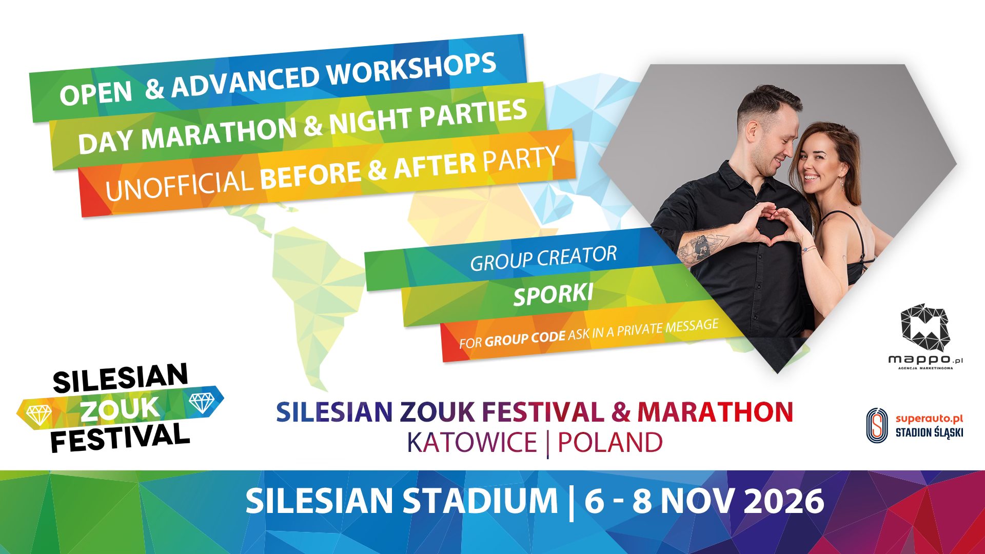 Grupa SPORKI Silesian Zouk Festival & Marathon 2026