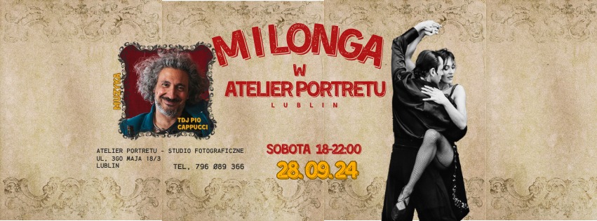 Milonga w Atelier Portretu - TDj Gianpio Cappucci